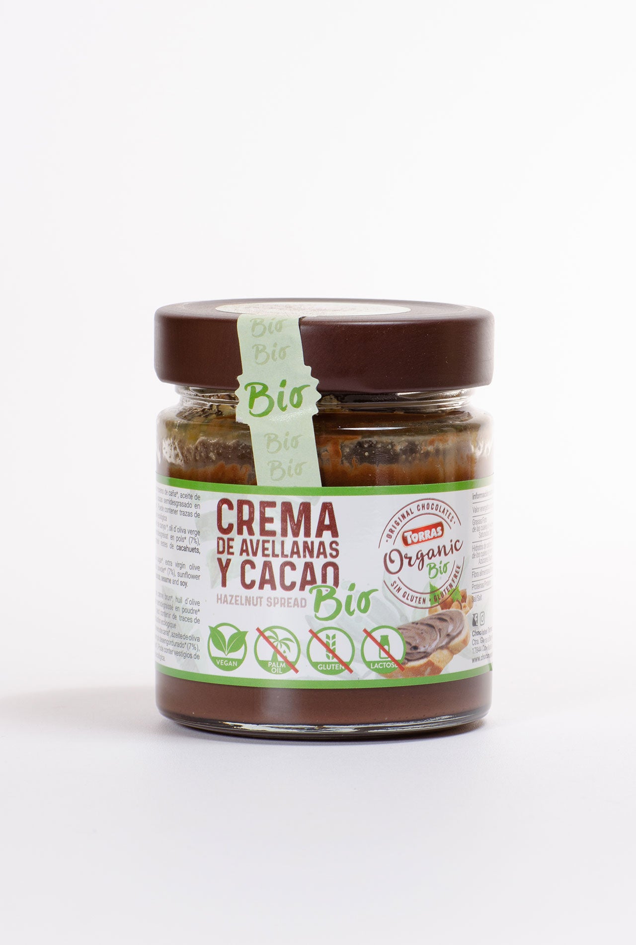 crema avellana y cacao torras